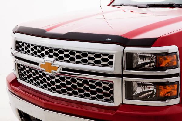 Auto Ventshade (AVS) - Auto Ventshade (AVS) Aeroskin II Hood Protector; Textured Black 436032