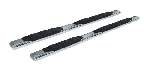 Go Rhino - Go Rhino 1000 Series 5" Oval Side Steps, Polished Stainless, 73" long, 10573PS