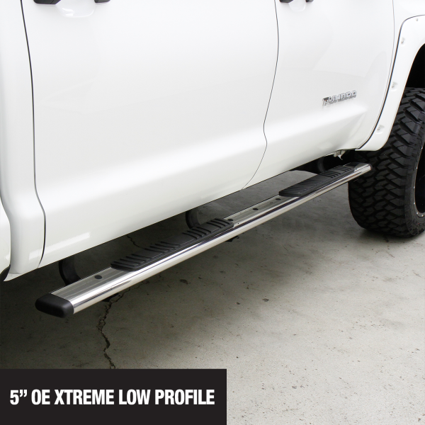 Go Rhino - Go Rhino 5" OE Xtreme Low Profile SideSteps - 71" Long - Stainless Steel - Bars Only 650071PS