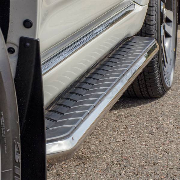 ARIES - ARIES AeroTread 5" x 73" Polished Stainless Running Boards, Select Chevrolet Blazer 2051041