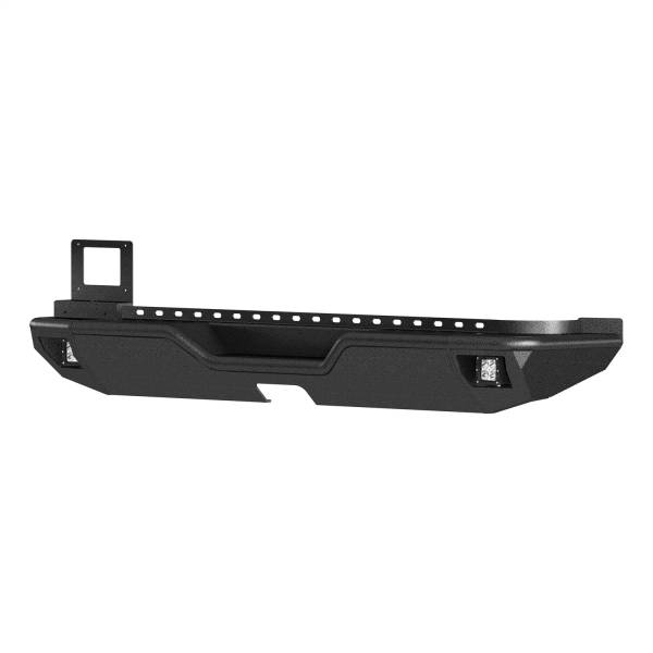 ARIES - ARIES TrailChaser Jeep Wrangler JL Aluminum Rear Bumper with LED Lights 2082083