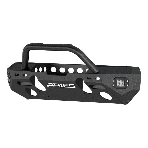 ARIES - ARIES TrailChaser Jeep Wrangler JL, Gladiator Aluminum Front Bumper (Option 3) 2082094