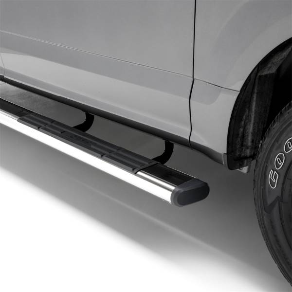 ARIES - ARIES 6" x 85" Polished Stainless Oval Side Bars, Select Nissan Titan, XD, Armada 4444041