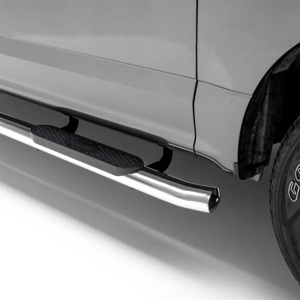 ARIES - ARIES 4" Polished Stainless Oval Side Bars, Select Ford Excursion, F-250, F-350 S223006-2