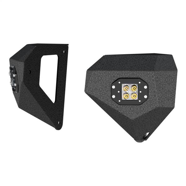 ARIES - ARIES TrailChaser Jeep Wrangler, Gladiator Aluminum Front Bumper Corners with LEDs 2081205