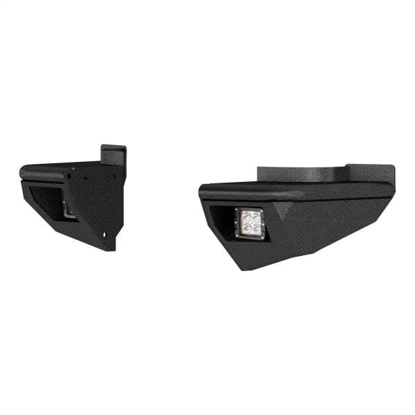 ARIES - ARIES TrailChaser Jeep Wrangler Steel Rear Bumper Corners with LEDs 2081222