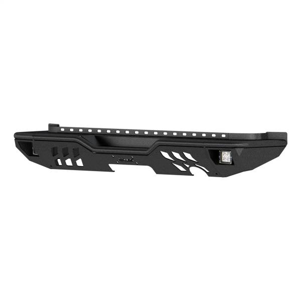 ARIES - ARIES TrailChaser Jeep Wrangler JK Aluminum Rear Bumper with LED Lights 2082061