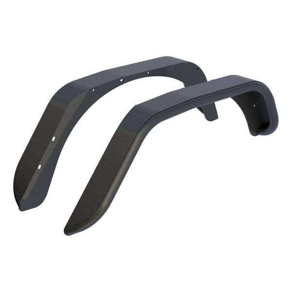 ARIES - ARIES Jeep Wrangler JK Black Aluminum Rear Fender Flares 2500201