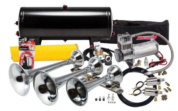 Kleinn Automotive Air Horns - Kleinn Automotive Air Horns Pro Blaster™ Triple Air Horn Kit HK8