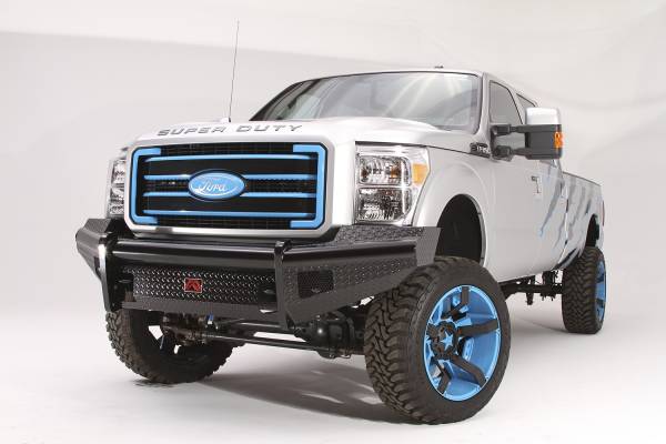 Fab Fours - Fab Fours Black Steel Front Ranch Bumper FS11-S2561-1