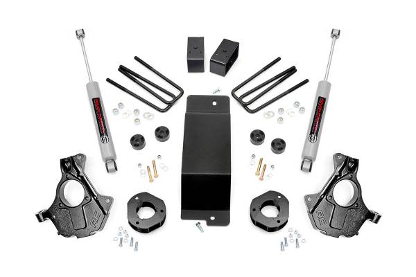 Rough Country - Rough Country 3.5in GM Suspension Lift / Knuckle Kit (14-18 1500 PU 4wd) 12130
