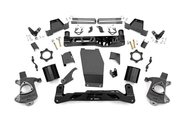 Rough Country - Rough Country 6in GMC Susp Lift Kit (14-18 1500 Denali PU 4WD w/MagneRide, Alum & Stmpd Steel) 18201