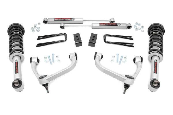 Rough Country - Rough Country 3in Ford Bolt-On Arm Lift Kit (14-20 F-150 4WD) 54531