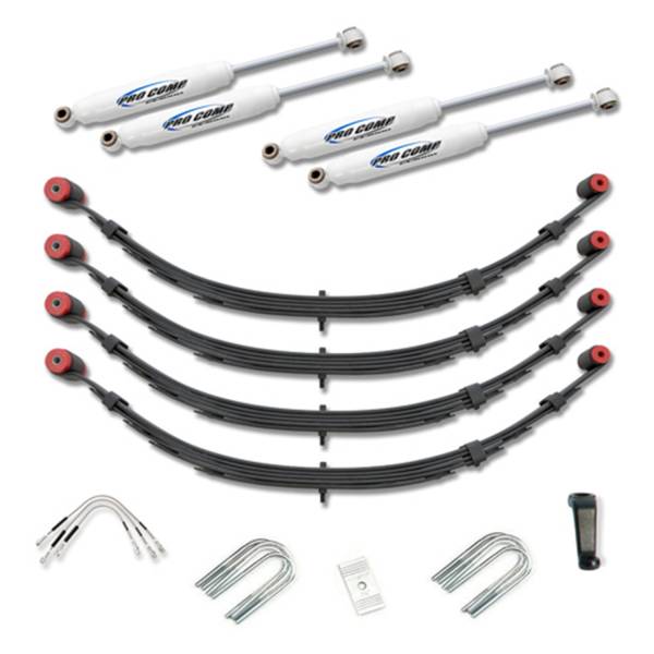 Pro Comp Suspension - Pro Comp Suspension 4 Inch Lift Kit With ES3000 Shocks K3066