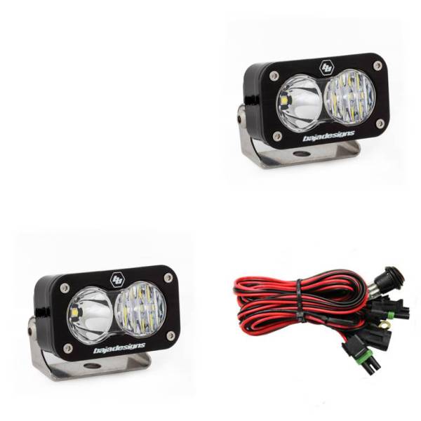 Baja Designs - Baja Designs S2 Pro auxiliary light using 2 leds at 2,150 lumens out of a 3 x 2 inch housing. 487803