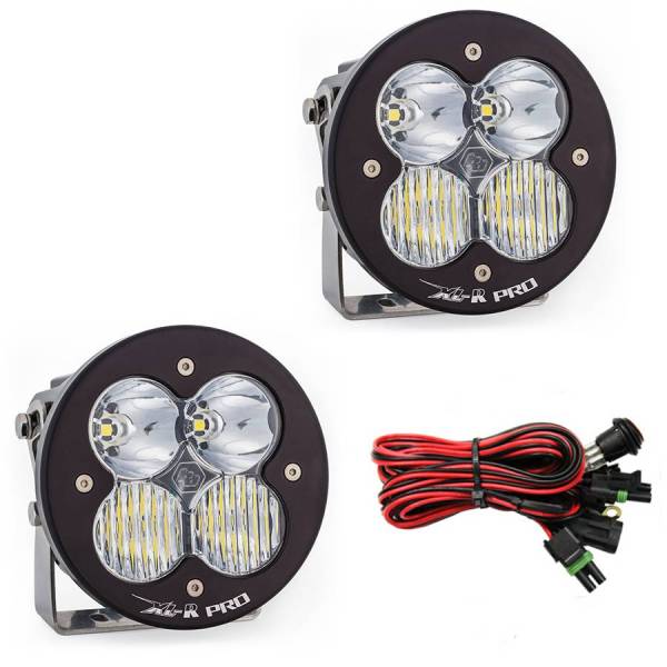 Baja Designs - Baja Designs x2 XL-R Pro auxiliary light using 4 leds 4900 lumens in a 5.2x5.2housing. 537803