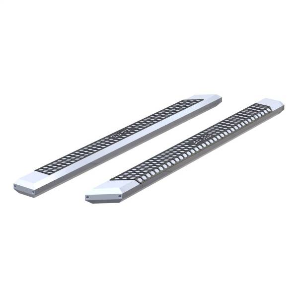ARIES - ARIES AdvantEDGE 5-1/2" x 91" Chrome Aluminum Side Bars (No Brackets) 2055891