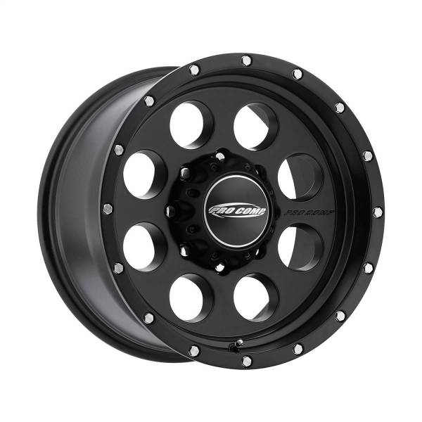 Pro Comp Wheels - Pro Comp Wheels Proxy Satin Black 17x9 8x6.5 4.75BS Offset -6mm Cap P/N 504451500 5045-7982