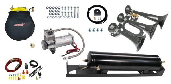 Kleinn Automotive Air Horns - Kleinn Automotive Air Horns Train Horn And Onboard Air System w/Horn SDKIT17-230STL