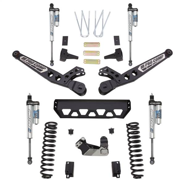 Pro Comp Suspension - Pro Comp Suspension Pro Comp 4 Inch Stage II Lift Kit With Pro Runner 2.5 Piggyback Reservior Shocks K4207BXP
