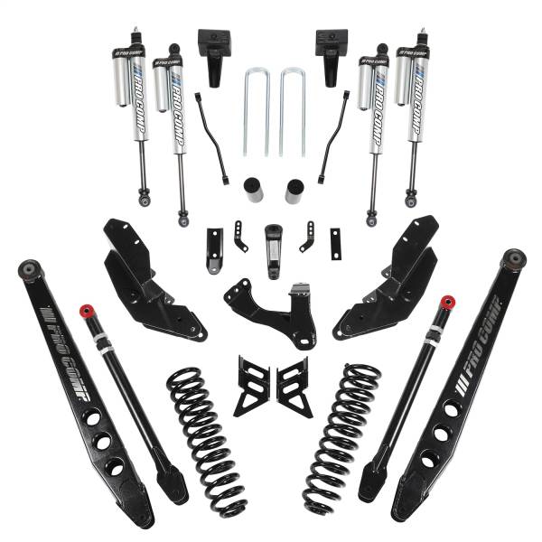 Pro Comp Suspension - Pro Comp Suspension Pro Comp Stage III 4-Link 4 Inch Suspension Kit with 2.5 Coil Overs K4212BPX