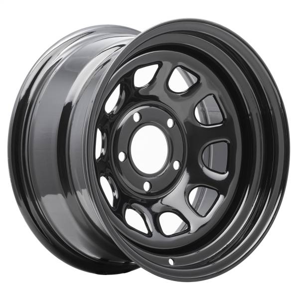Pro Comp Steel Wheels - Pro Comp Steel Wheels Series 51 Gloss Black 15x8 5x4.5 4.5BS Offset 0mm Cap P/N 1330018 51-5866