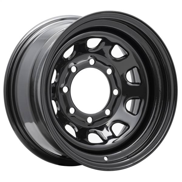 Pro Comp Steel Wheels - Pro Comp Steel Wheels Series 51 Gloss Black 17x9 8x6.5 4.25BS Offset -19mm Cap P/N 1515018 51-7981