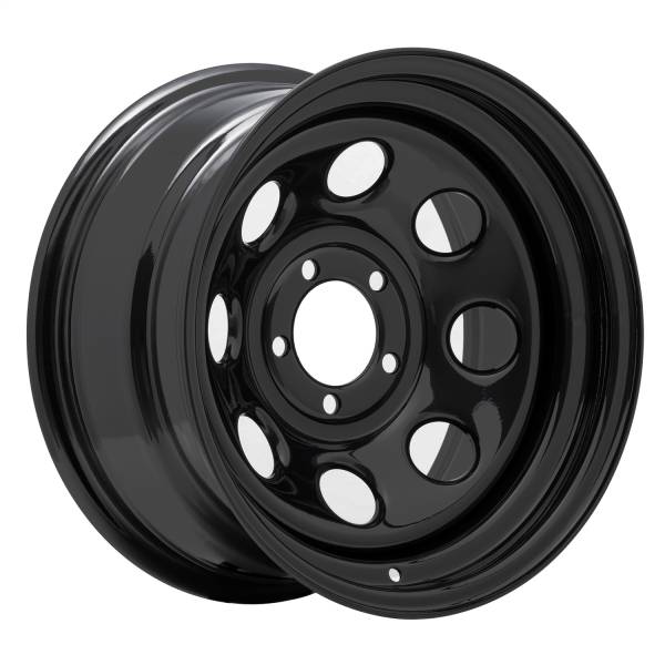 Pro Comp Steel Wheels - Pro Comp Steel Wheels Series 97 Flat Black 15x10 5x4.5 3.75BS Offset -44mm Cap P/N 1330018 97-5165F