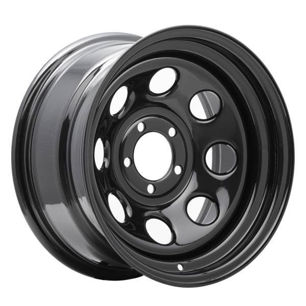 Pro Comp Steel Wheels - Pro Comp Steel Wheels Series 97 Gloss Black 15x10 5x5.5 3.75BS Offset -44mm Cap P/N 1425016 97-5185