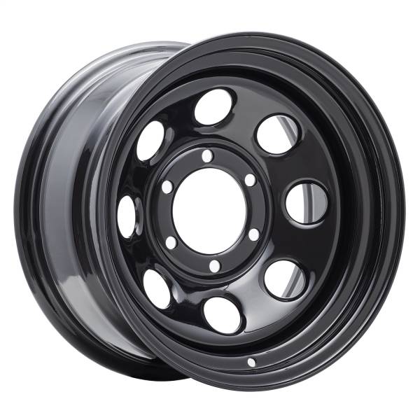 Pro Comp Steel Wheels - Pro Comp Steel Wheels Series 97 Gloss Black 17x8 6x5.5 4.25BS Offset -6mm Cap P/N 1425016 97-7883