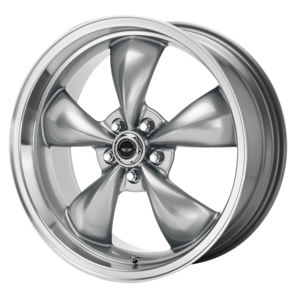 American Racing - American Racing AR105 TORQ THRUST M 17X7 5X4.75 Anthracite Machined Lip|AR105M7761A