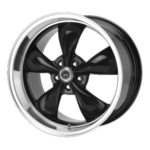 American Racing - American Racing AR105 TORQ THRUST M 17X8 5X4.75 Gloss Black Machined Lip|AR105M7861B