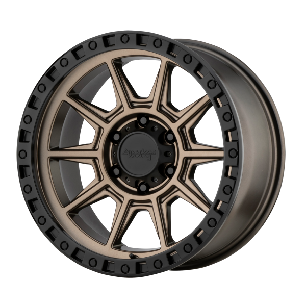 American Racing - American Racing AR202 17X9 5X4.5 Matte Bronze Black Lip|AR20279012612N