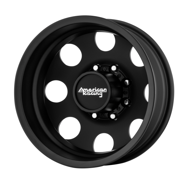 American Racing - American Racing AR204 BAJA DUALLY 17X6.5 8X210 Satin Black - Rear|AR204765897140N