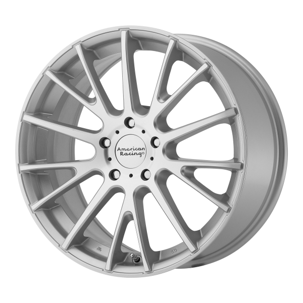 American Racing - American Racing AR904 19X8 5X120 Bright Silver Machined Face|AR90498052445