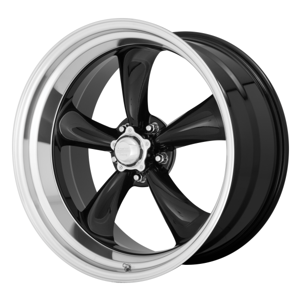 American Racing Vintage - American Racing Vintage VN315 TORQ THRUST II 1 PC 22X11 5X5.5 Gloss Black Machined Lip|VN31522185318