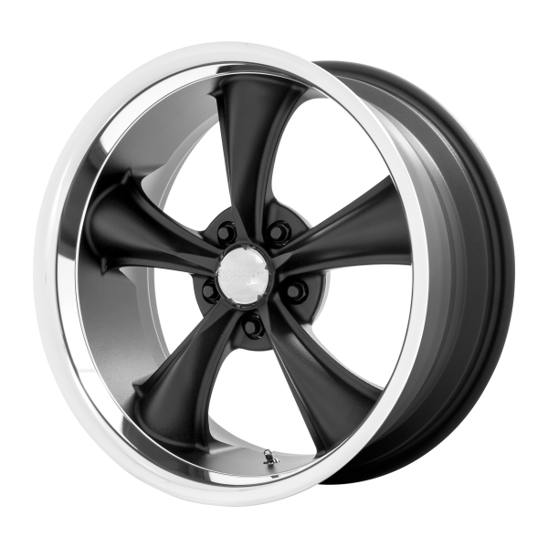 American Racing Vintage - American Racing Vintage VN338 BOSS TT 20X8.5 5X4.75 Textured Black With Diamond Cut Lip|VN338208534702US