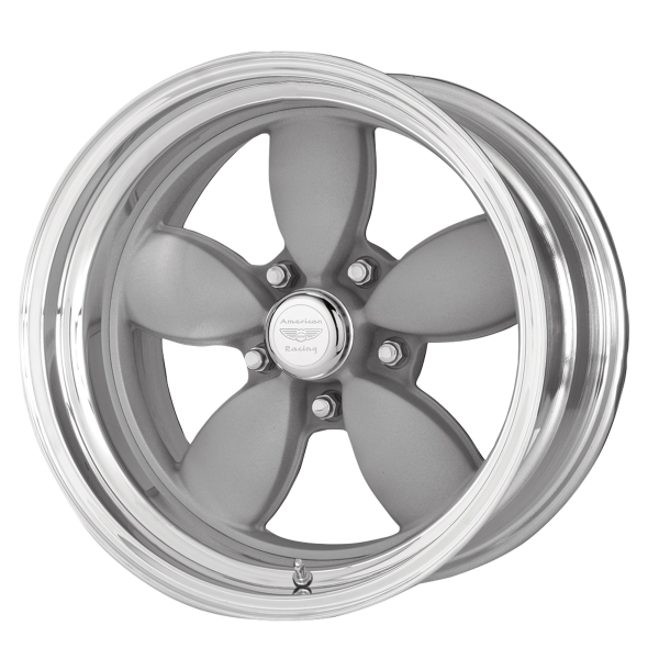 American Racing Vintage - American Racing Vintage VN402 CLASSIC 200S 15X10 5X4.5 Two-Piece Vintage Silver Center Polished Barrel|VN402516537