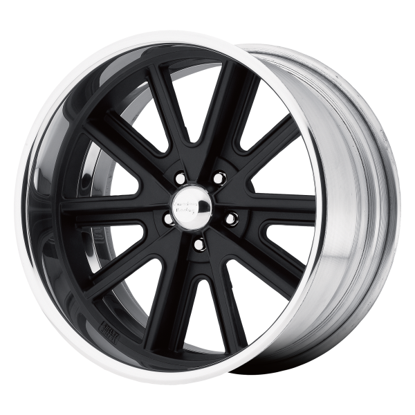 American Racing Vintage - American Racing Vintage VN407 18X8 BLANK Two-Piece Hot Rod Black Center Polished Barrel|VNB407880XX
