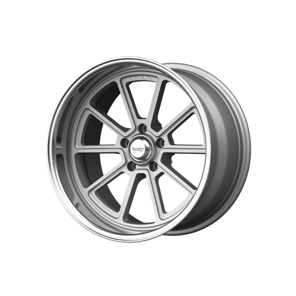 American Racing Vintage - American Racing Vintage VN510 DRAFT 18X10 5X5.0 Vintage Silver Diamond Cut Lip|VN51081050400