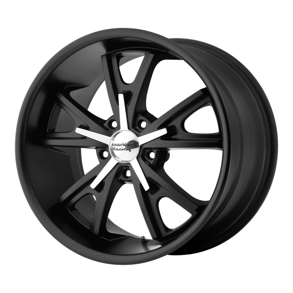 American Racing Vintage - American Racing Vintage VN801 DAYTONA 22X11 5X120 Satin Black With Machined Face|VN80122149738
