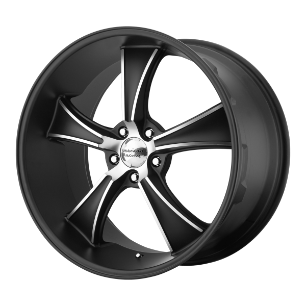 American Racing Vintage - American Racing Vintage VN805 BLVD 22X11 5X120 Satin Black With Machined Face|VN80522149738