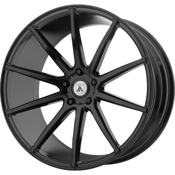 Asanti Black - Asanti Black ABL-20 ARIES 20X10 BLANK Gloss Black|ABL20-20100025BK