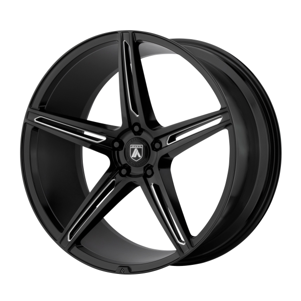 Asanti Black - Asanti Black ABL-22 ALPHA 5 20X10.5 5X120 Gloss Black Milled|ABL22-20055238BK
