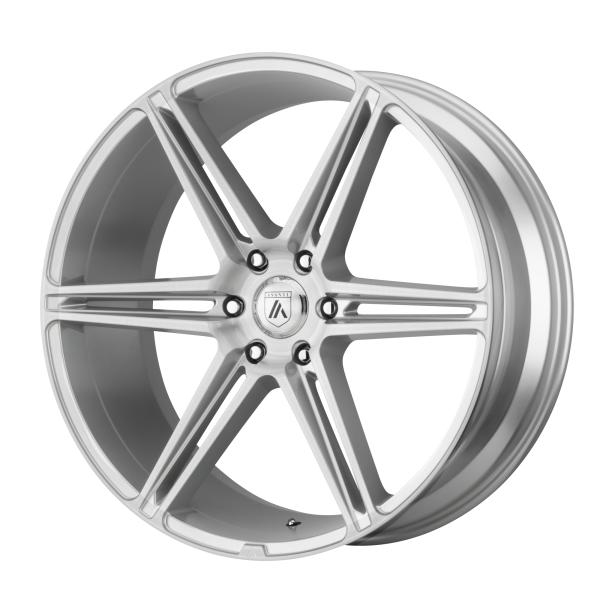 Asanti Black - Asanti Black ABL-25 ALPHA 6 20X9 6X5.5 Brushed Silver|ABL25-20906230SL