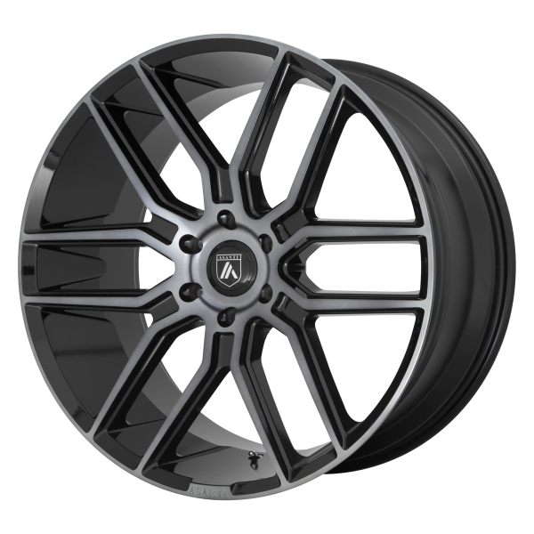 Asanti Black - Asanti Black ABL-28 BARON 22X9.5 6X5.5 Gloss Black With Gray Tint|ABL28-22956815GY