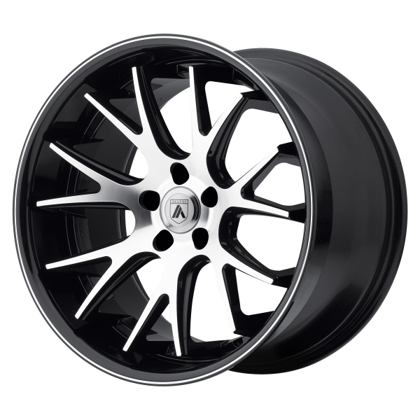 Asanti Black - Asanti Black ABL-3 CASTOR 20X10 5X130 Silver Machined With Ss Lip|ABL3-20103640SL