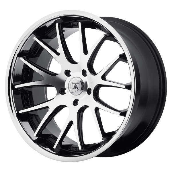 Asanti Black - Asanti Black ABL-3 CASTOR 20X10 5X4.5 Machined Face Ss Lip|ABL3-20101238MS