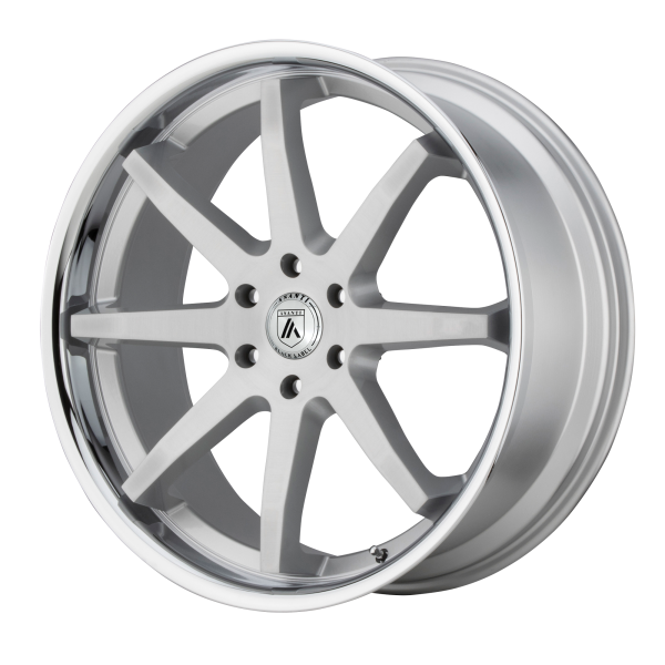 Asanti Black - Asanti Black ABL-32 KAISER 20X9 5X4.5 Brushed Silver Chrome Lip|ABL32-29012430