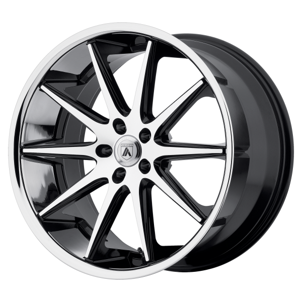 Asanti Black - Asanti Black ABL-4 CAPELLA 20X8.5 5X112 Machined Face Ss Lip|ABL4-20855638MS